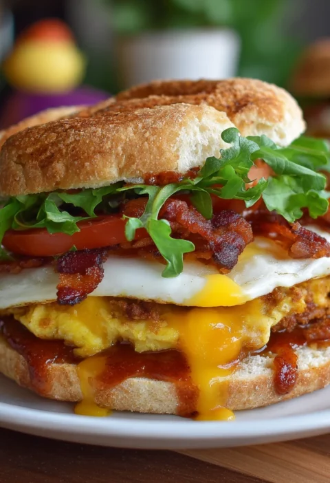 Spicy Chipotle Breakfast Sandwich
