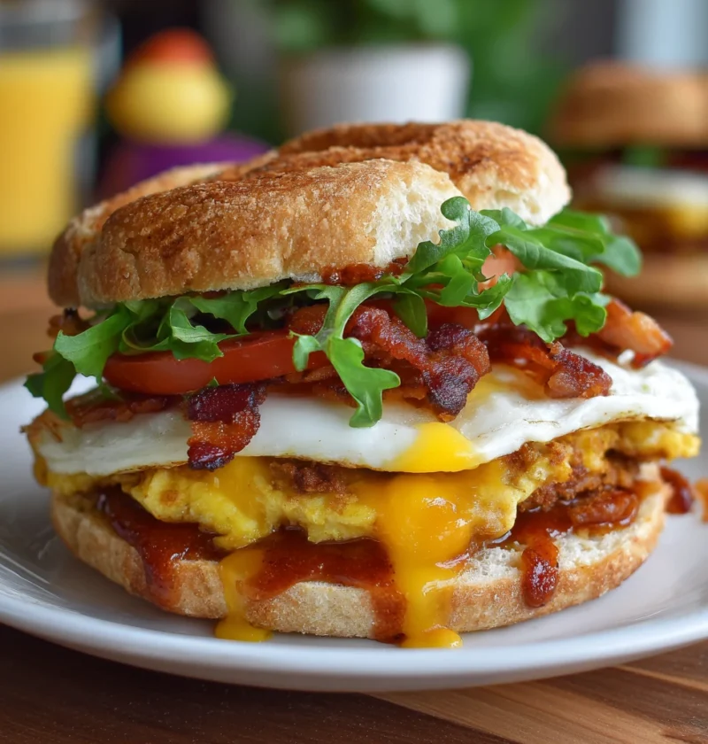 Spicy Chipotle Breakfast Sandwich