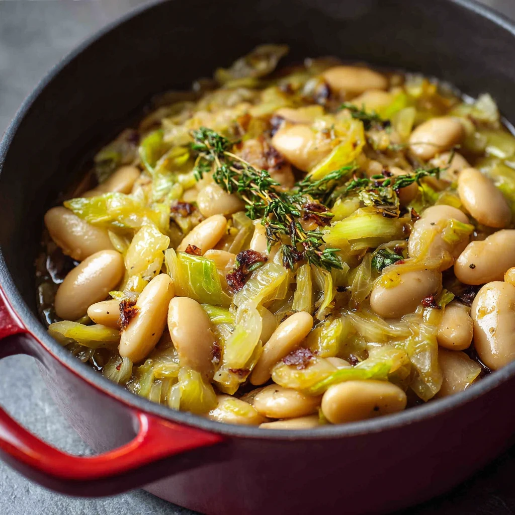 Flavorful Butter Beans with Leeks