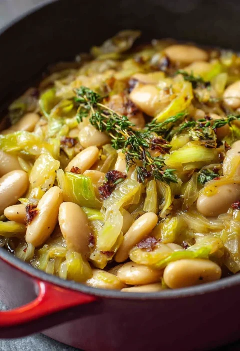 Flavorful Butter Beans Leeks