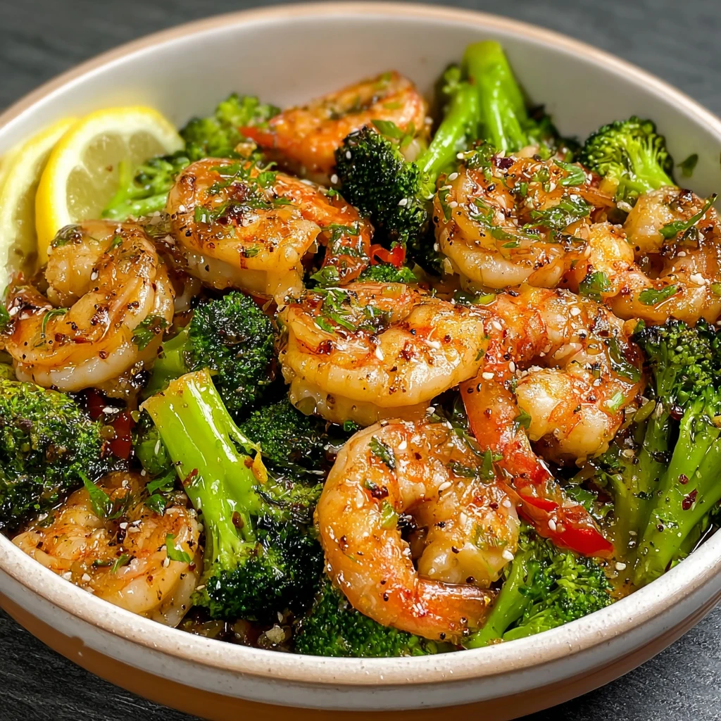 Garlic Butter Shrimp & Broccoli Stir-Fry
