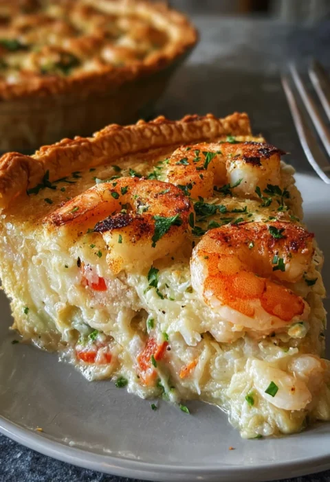 Golden Creamy Shrimp Pie Ultimate Comfort Food Youll