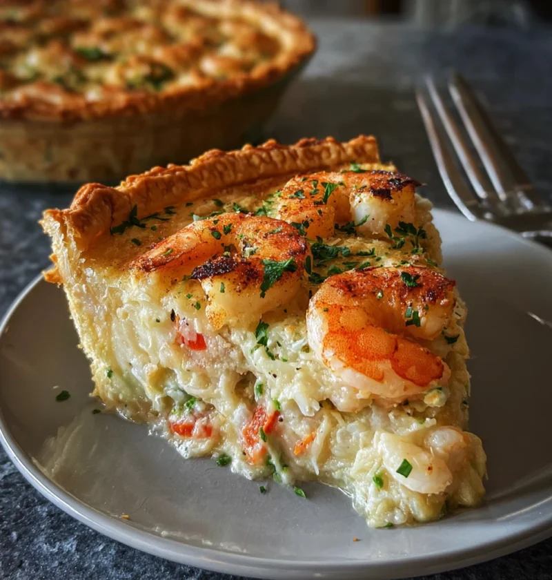 Golden Creamy Shrimp Pie Ultimate Comfort Food Youll