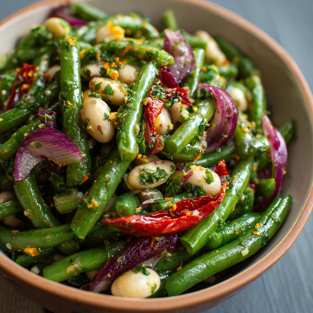 Green Olive Bean Salad