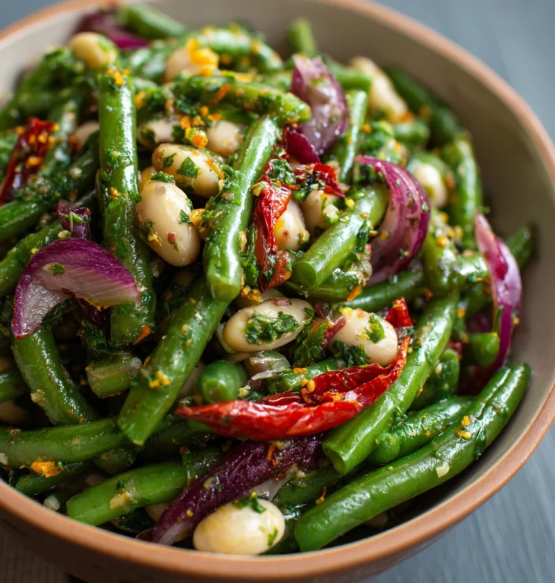 Green Olive Bean Salad