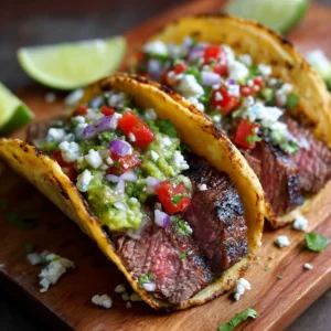 Grilled Steak Tacos with Avocado Salsa