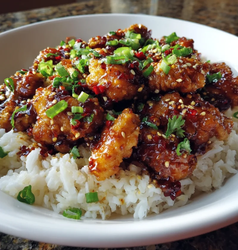 Honey Chili Chicken Rice
