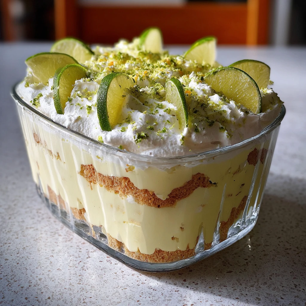 Irresistible Magical Key Lime Trifle : Creamy, Zesty & Stunning