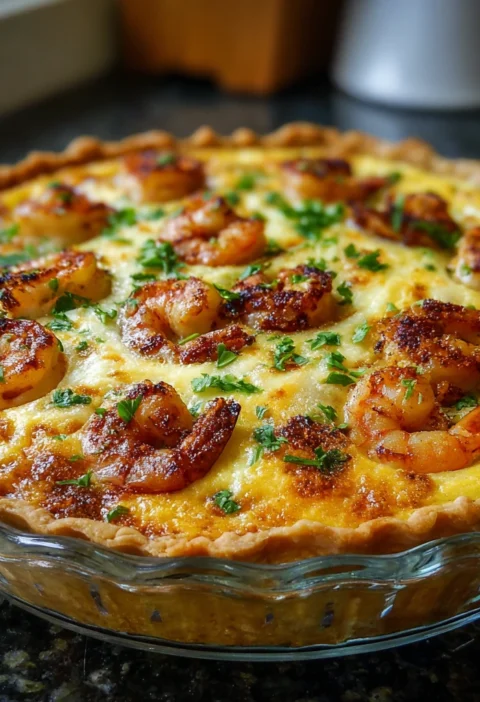 Irresistible Shrimp Quiche