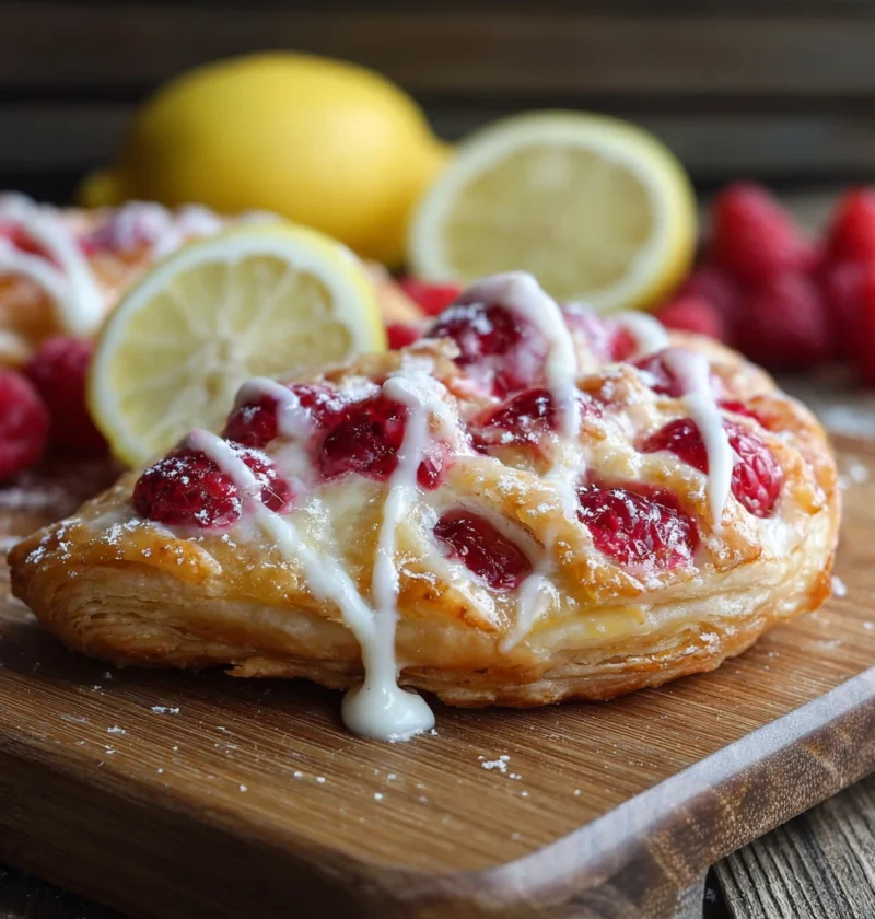 Lemon Raspberry Cream Cheese Danish Perfect Blend Zesty