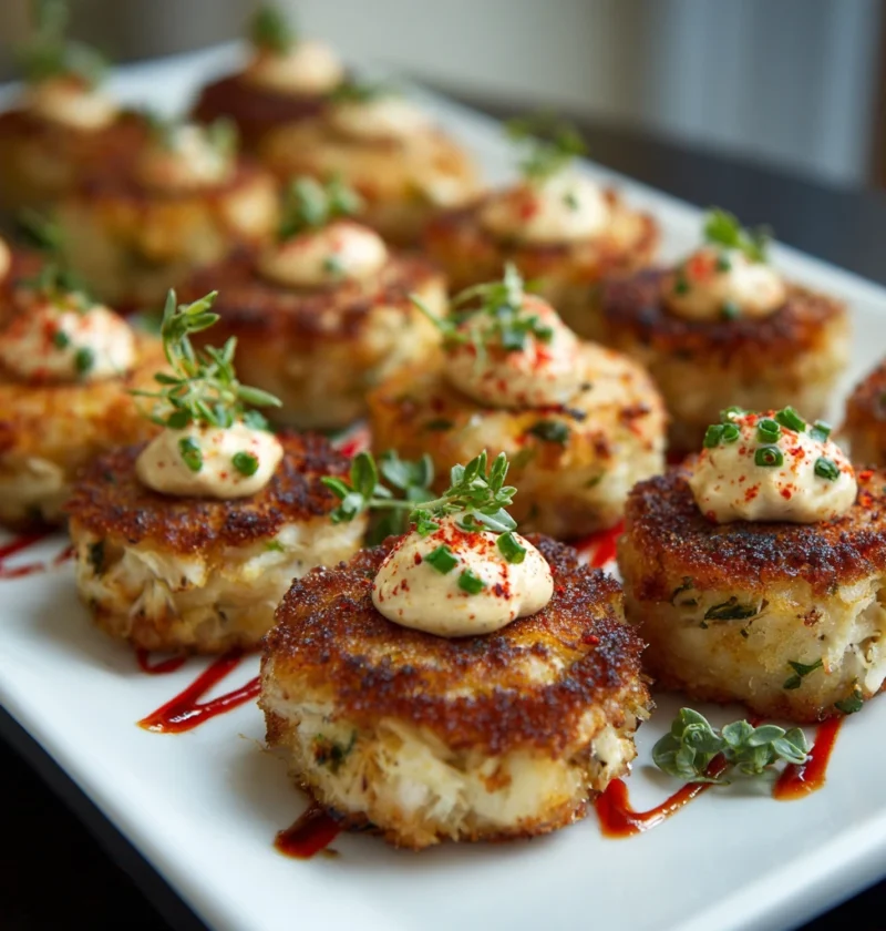Mini Crab Cakes Elegant Bitesize Party Appetizer