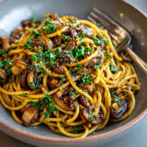 Miso Mushroom Bucatini