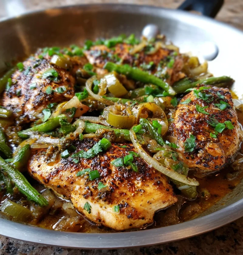 Pepperoncini Chicken Skillet Meal Tangy Juicy
