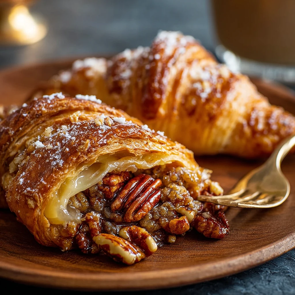 Perfect Pecan Pie Croissant Breakfast Bake