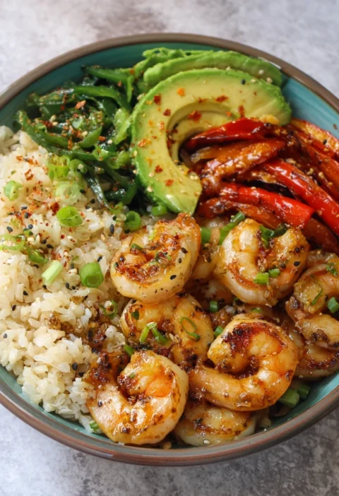 Delicious Shrimp Rice Bowl Busy Days