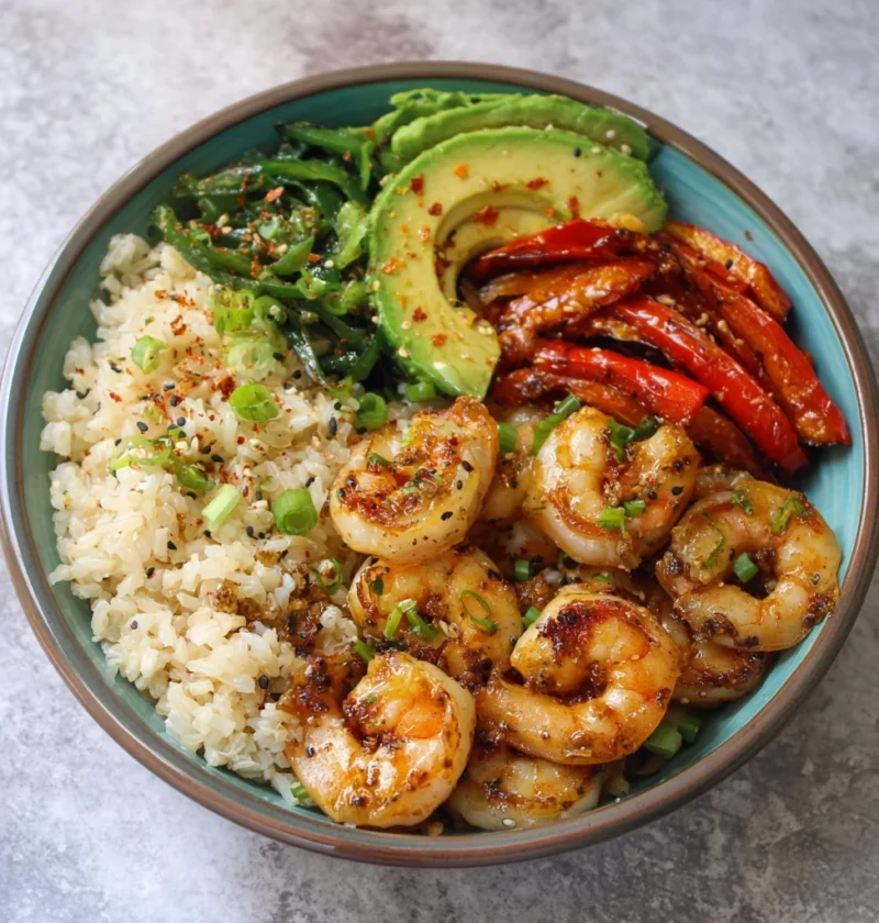 Delicious Shrimp Rice Bowl Busy Days