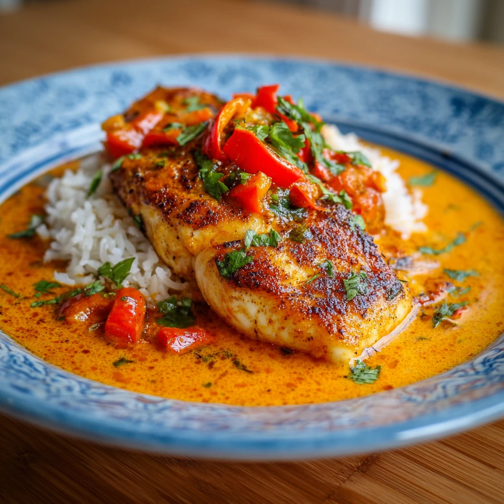 Quick Tilapia in Roasted Pepper Sauce : Perfect For a Weeknight Dinner