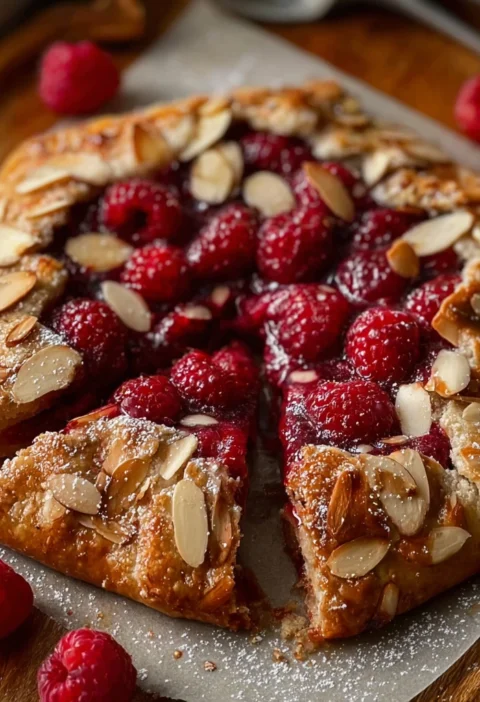 Raspberry Almond Galette
