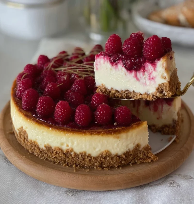 Raspberry Cheesecake Crumb Crust