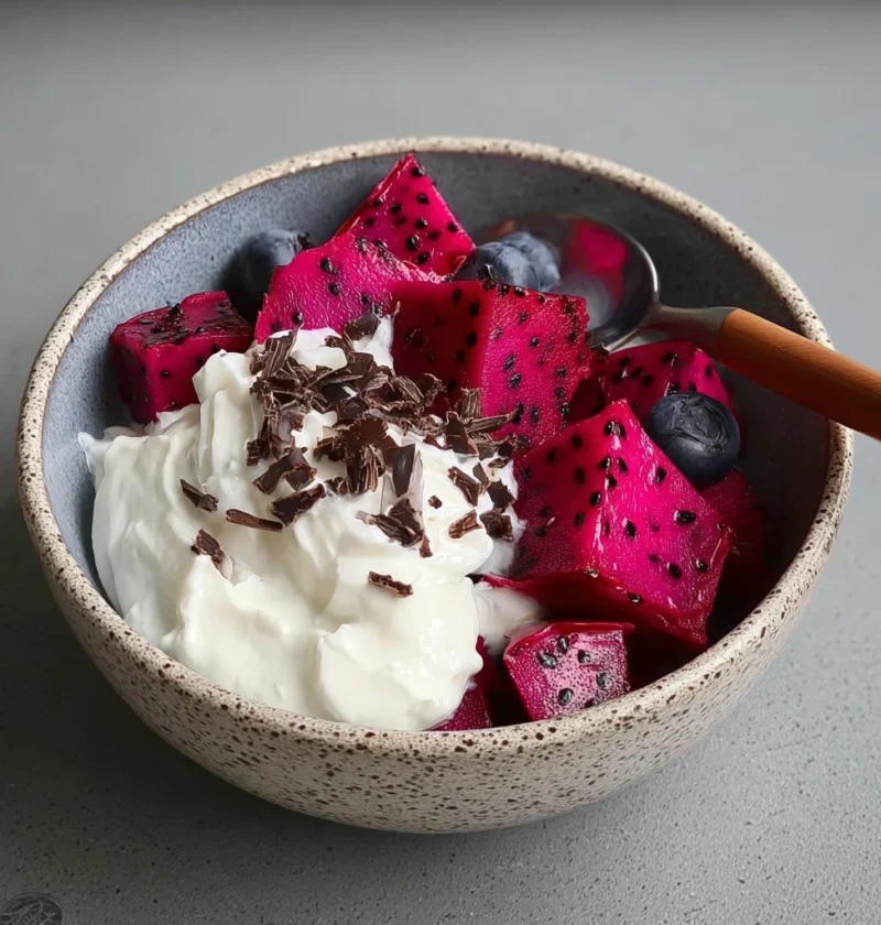 Red Dragon Fruit Greek Yogurt