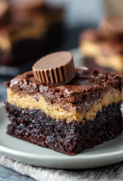 Reeses Cup Brownie Perfect Latenight Cravings