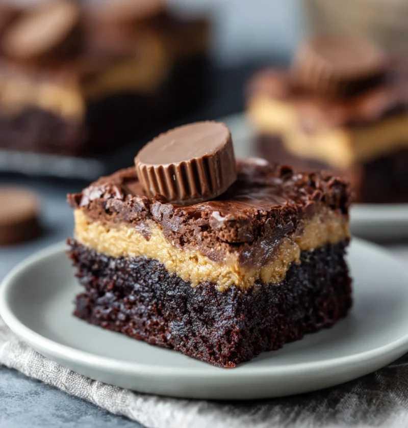 Reeses Cup Brownie Perfect Latenight Cravings