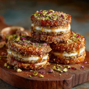 Rich Baklava Cream Sandwich Cookies : Absolutely Must Try
