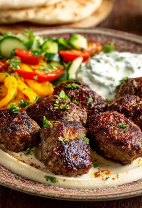 Savor Bold Flavors Armenian Spiced Beef Kefta Paired