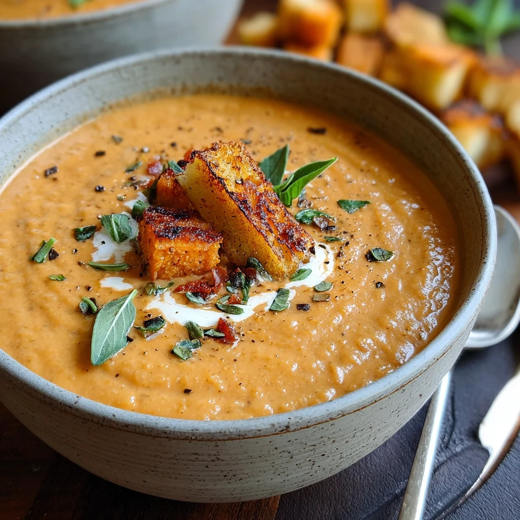 Savory Italian Sweet Potato Soup You Will Love