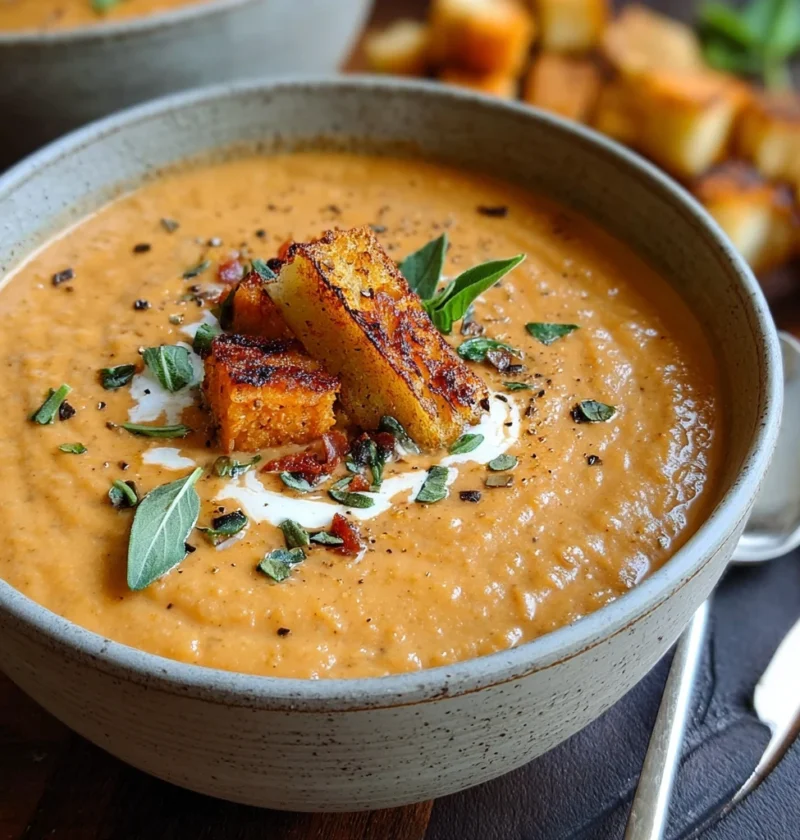 Savory Italian Sweet Potato Soup You Will Love