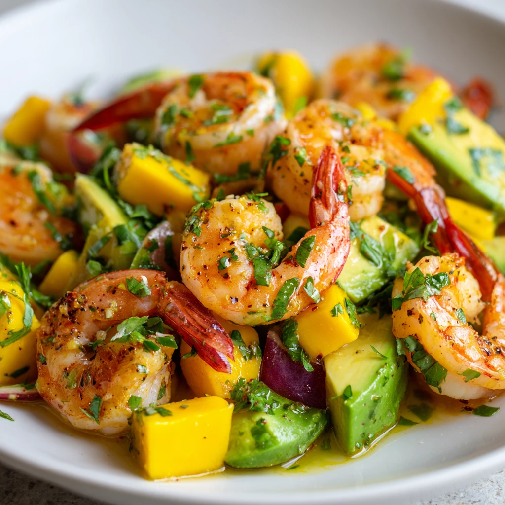 Shrimp, Mango & Avocado Salad