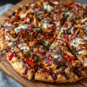 Smoky BBQ Chicken Pizza : Sweet, Tangy & Loaded with Flavor