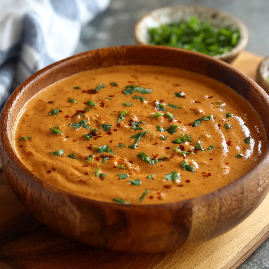 Smoky Chipotle Garlic Sauce Blended with Tangy Sour Cream