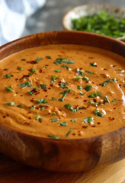 Smoky Chipotle Garlic Sauce Blended Tangy Sour Cream