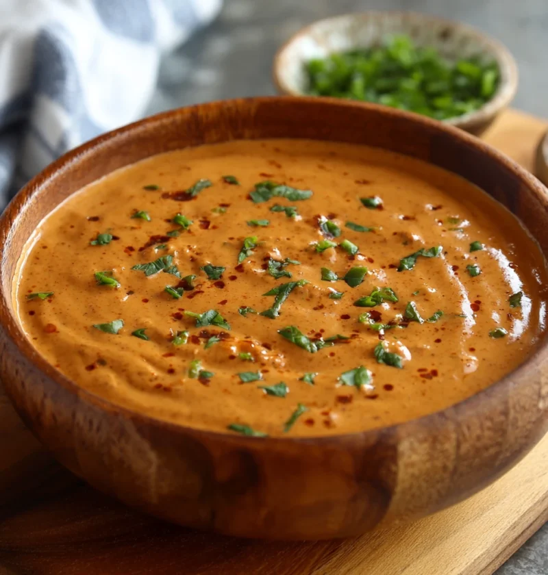 Smoky Chipotle Garlic Sauce Blended Tangy Sour Cream