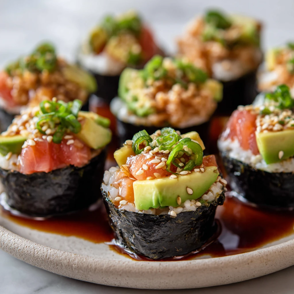Super Easy Sushi Cups : Healthy Savory Snack