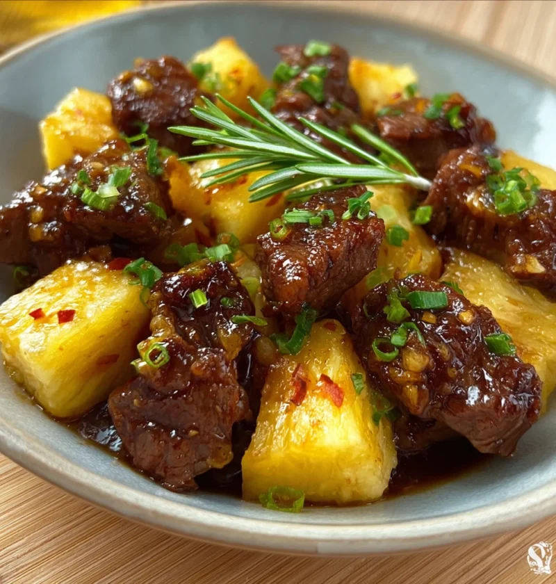 Sweet Savory Pineapple Beef Bites Youll Love