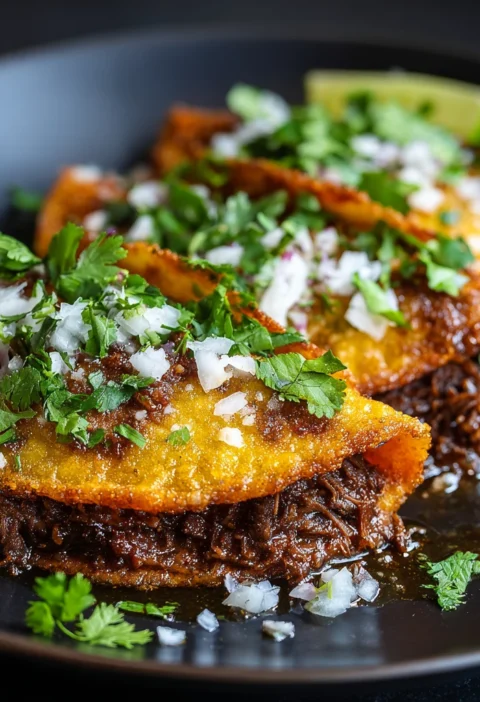 Cheesiest Crispiest Birria Tacos Ever