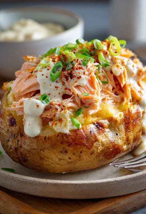 This Salmon Jacket Potato Pure Comfort Food
