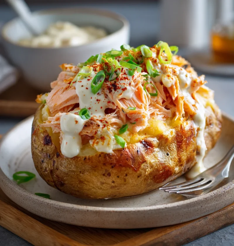This Salmon Jacket Potato Pure Comfort Food