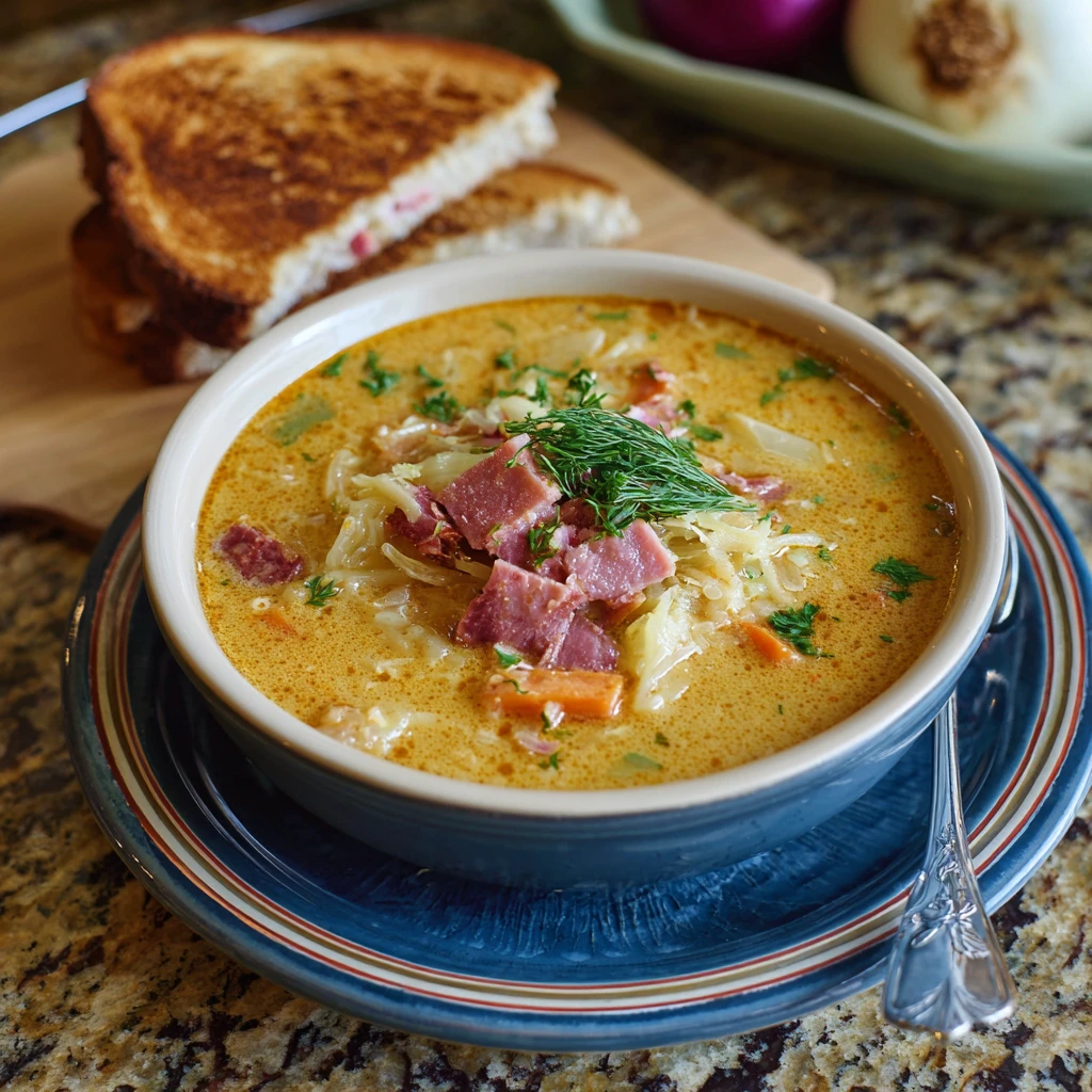 Warm Reuben Soup