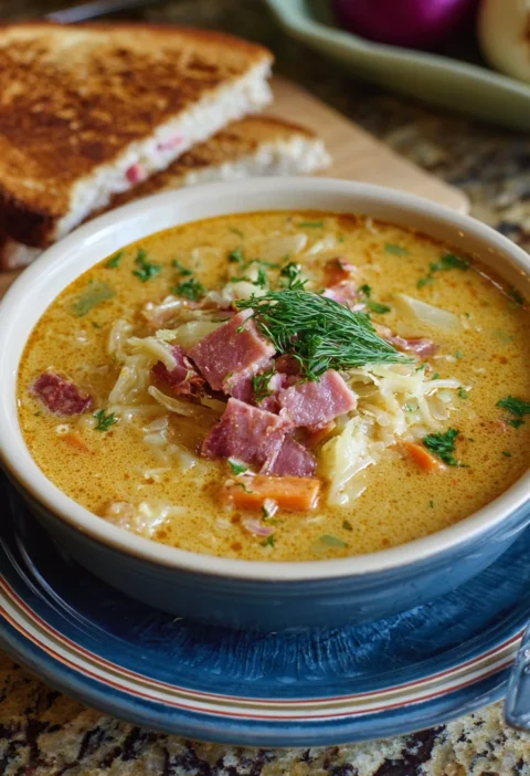 Warm Reuben Soup