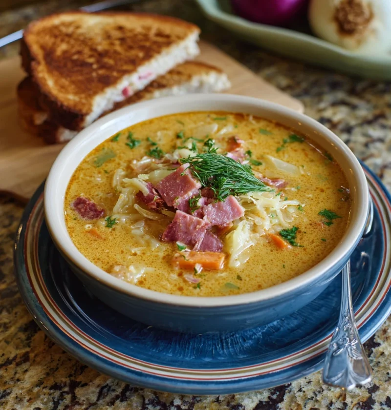 Warm Reuben Soup