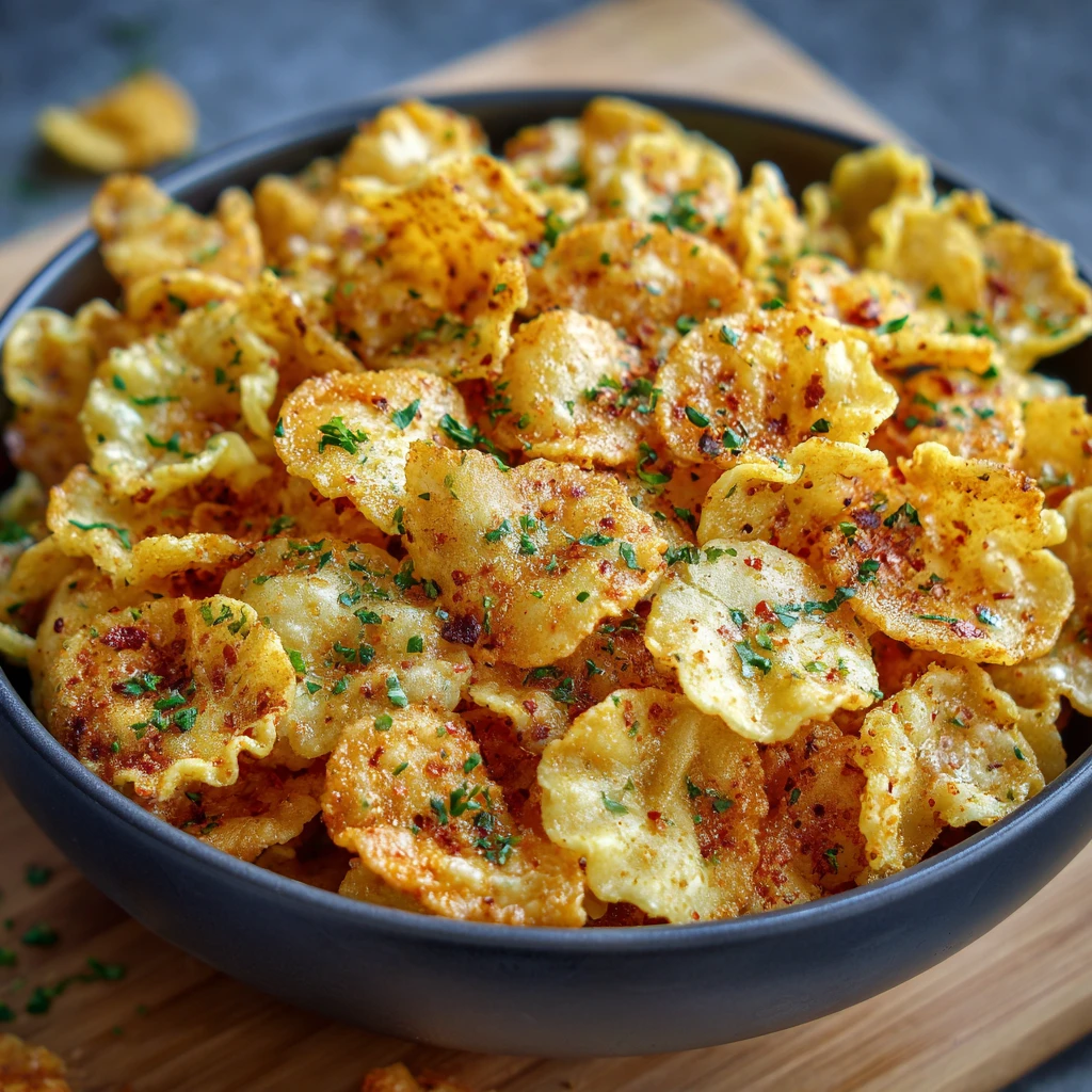 Air Fryer Pasta Chips