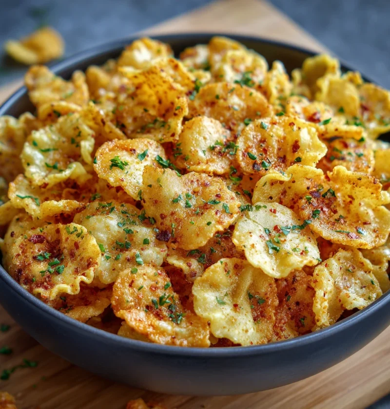 Air Fryer Pasta Chips