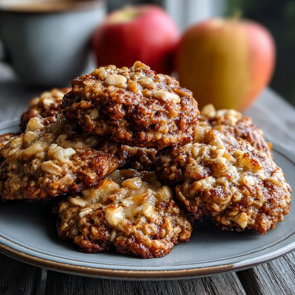 Apple Cinnamon Cottage Cheese Breakfast Cookies