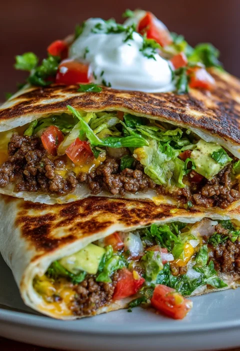 Beef Crunch Wrap