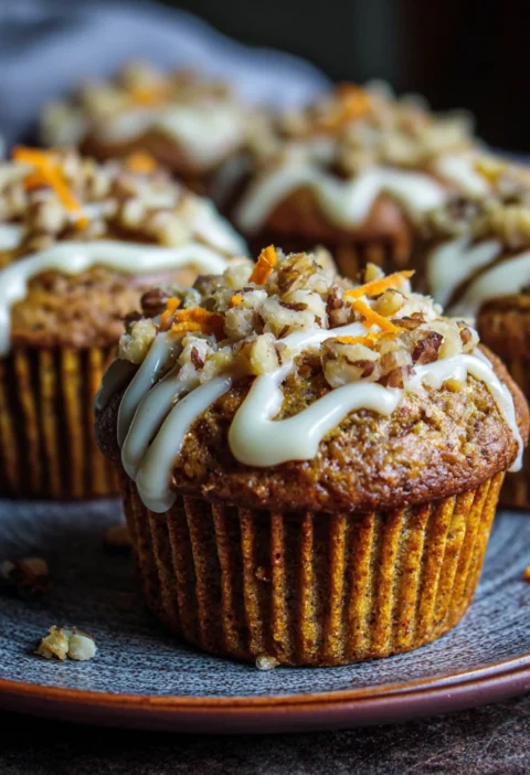 Carrot Cake Banana Bread Muffins