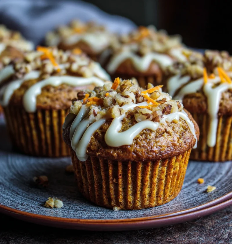 Carrot Cake Banana Bread Muffins