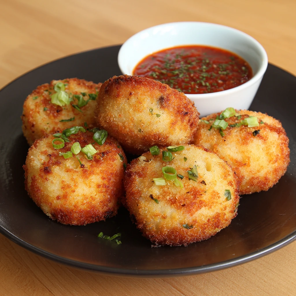 Cheesy Potato Croquettes